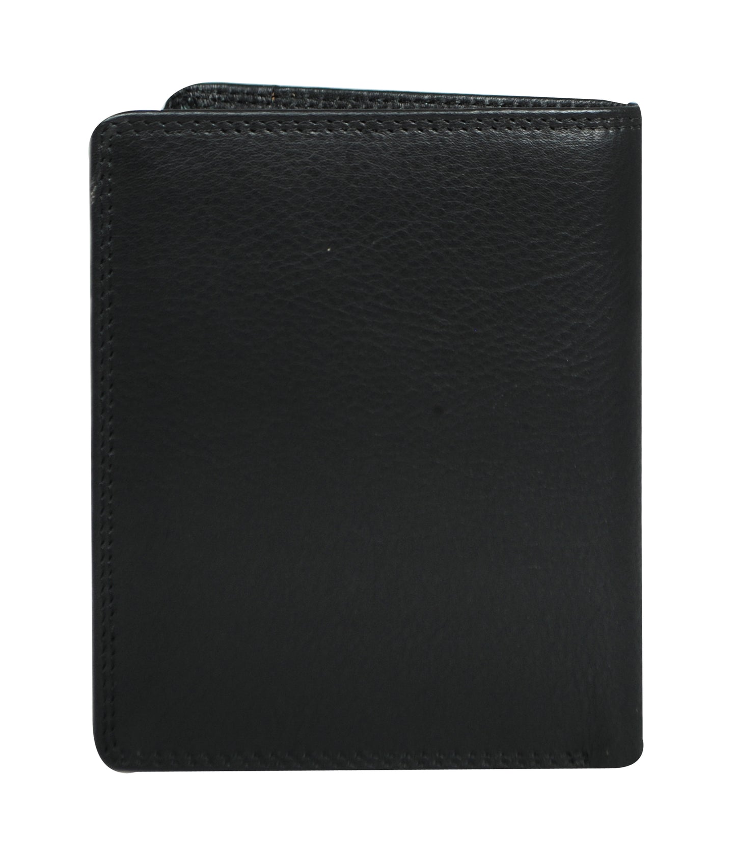 Calfnero Genuine Leather  Men's Wallet (34472-Black-Camel)