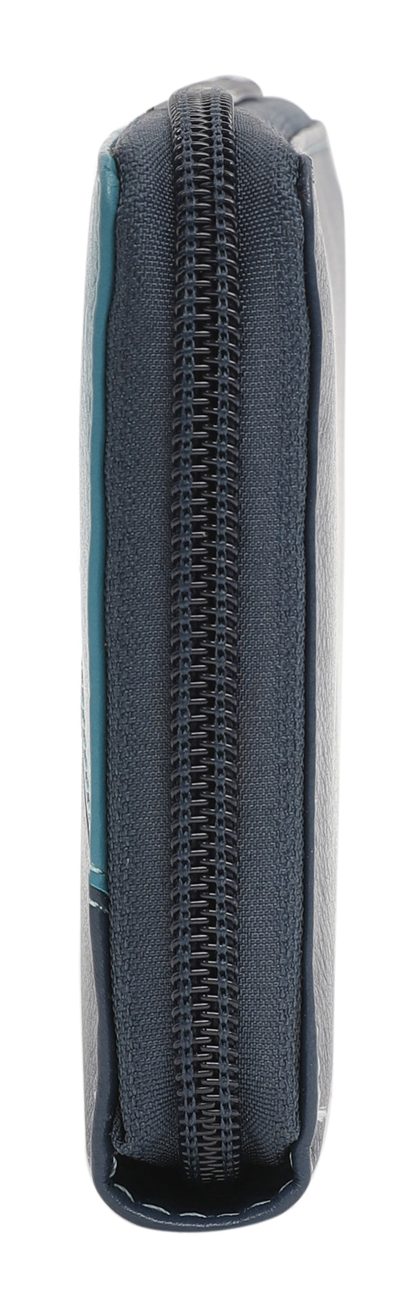 Calfnero Genuine Leather Women's Wallet (Mk-30-Blue-Multi)