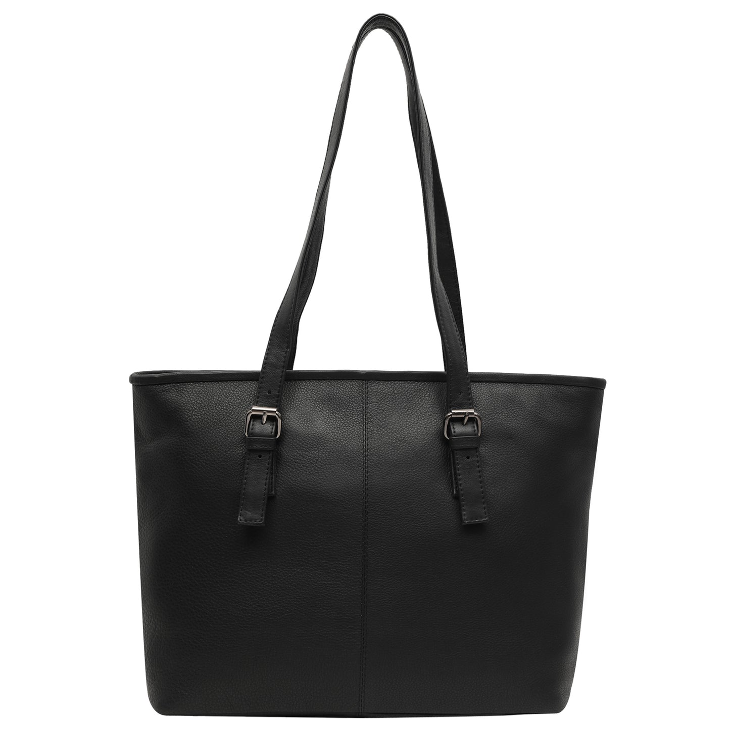 Calfnero Women's Genuine Leather Shoulder Bag (CON-3-Black)