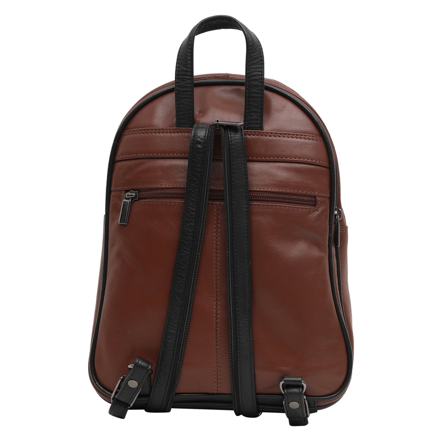 Calfnero Genuine Leather Women's Backpack (19507-Cognac)