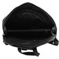 Calfnero Men's Genuine Leather Backpack (71593-Black)