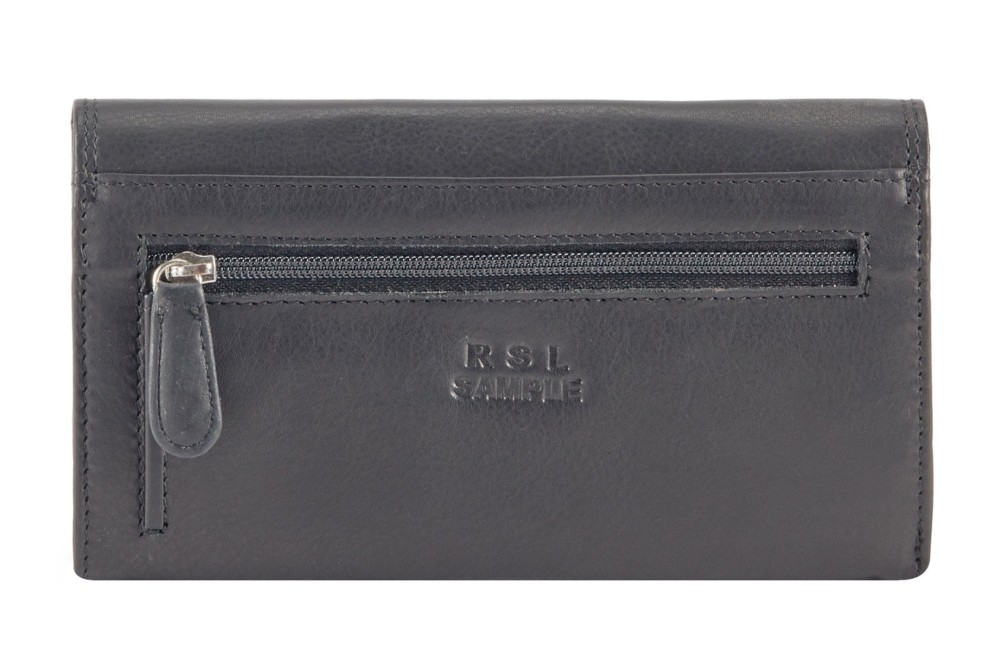 Calfnero Genuine Leather Women's wallet (482-Black)