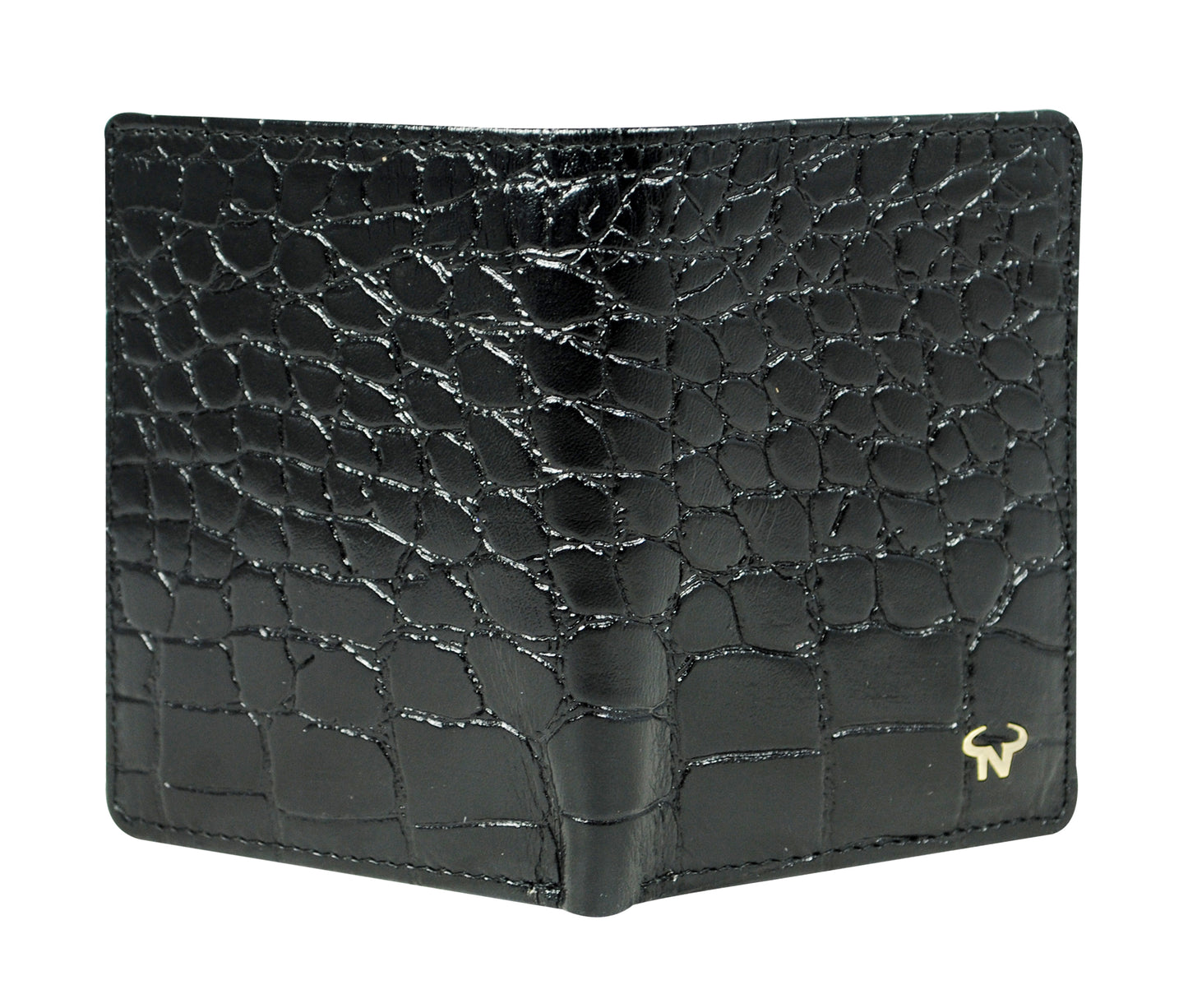 Calfnero Genuine Leather Men's Wallet (49002-Black)