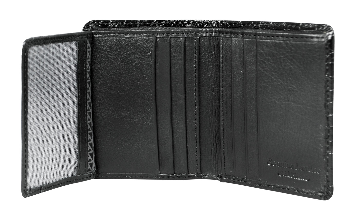 Calfnero Genuine Leather Men's Wallet (49002-Black)