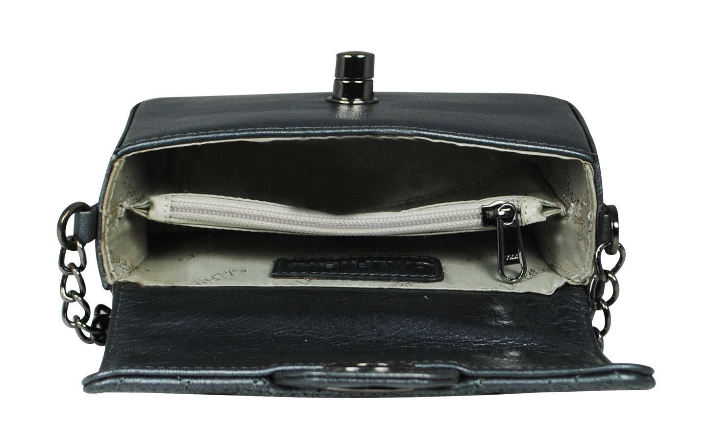 Calfnero Genuine Leather Women's Sling Bag (5110-Gray)