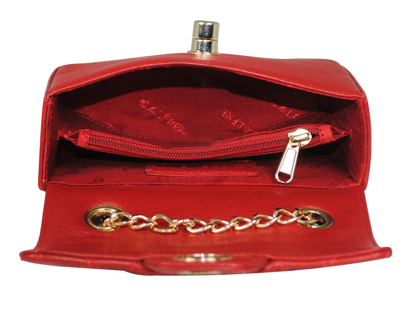 Calfnero Genuine Leather Women's Sling Bag (5110-Red)