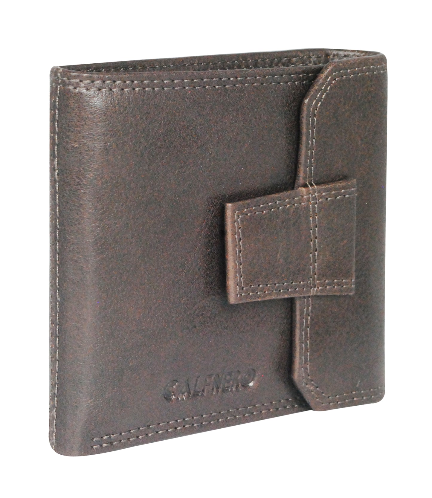 Calfnero Genuine Leather Men's Wallet (516-Brown)