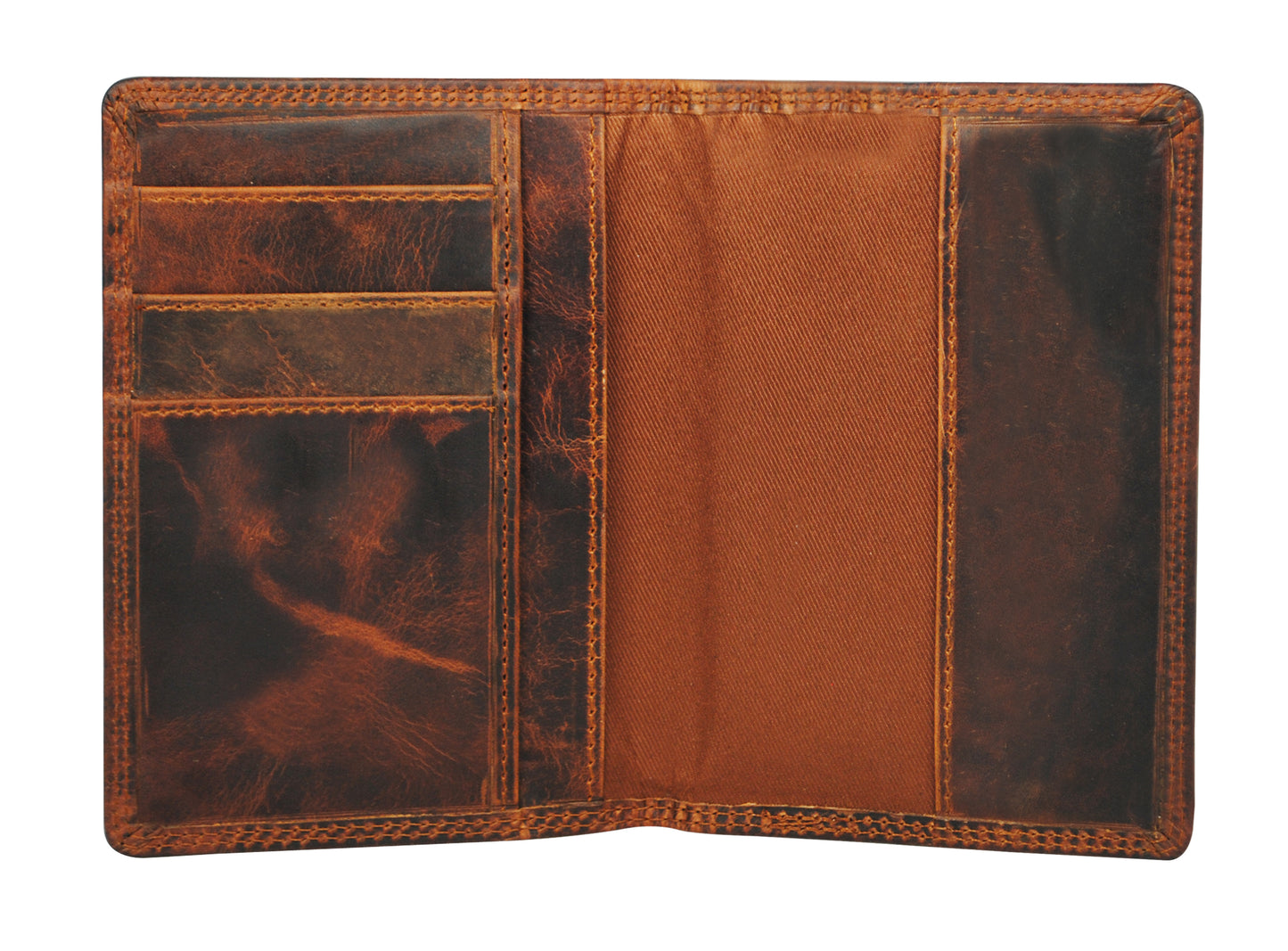 Calfnero Genuine Leather Passport Wallet-Passport Holder (5232-Kara)