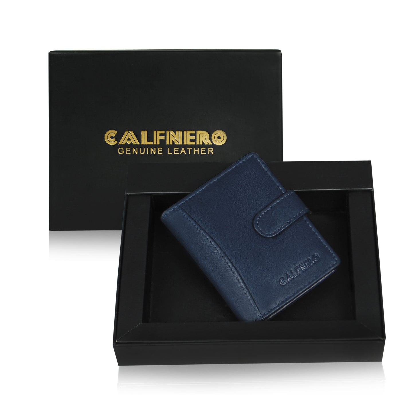 Calfnero Genuine Leather Card Case wallet (602)