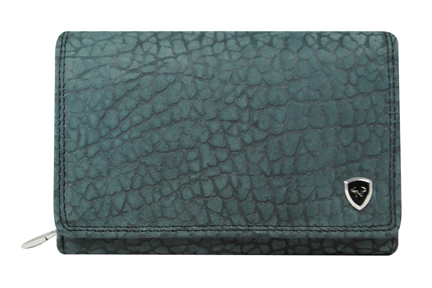 Calfnero Genuine Leather Women's Wallet (6022-Grey)