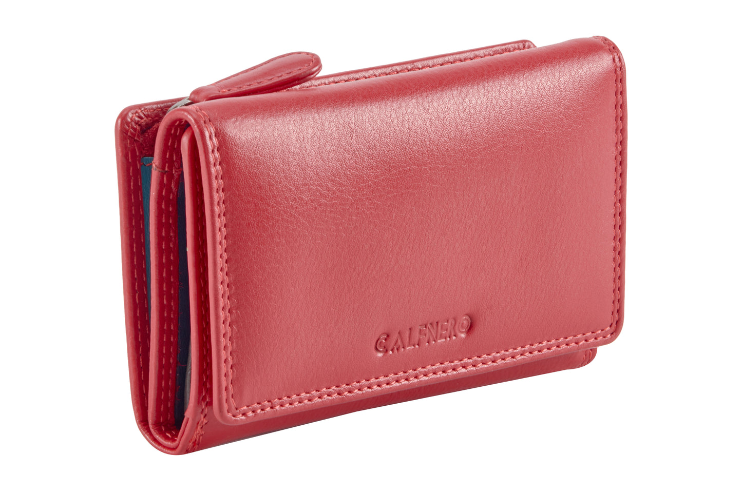 Calfnero Genuine Leather Women's Wallet (6086-Red)