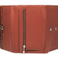 Calfnero Genuine Leather Women's Wallet (6593-Cognac)