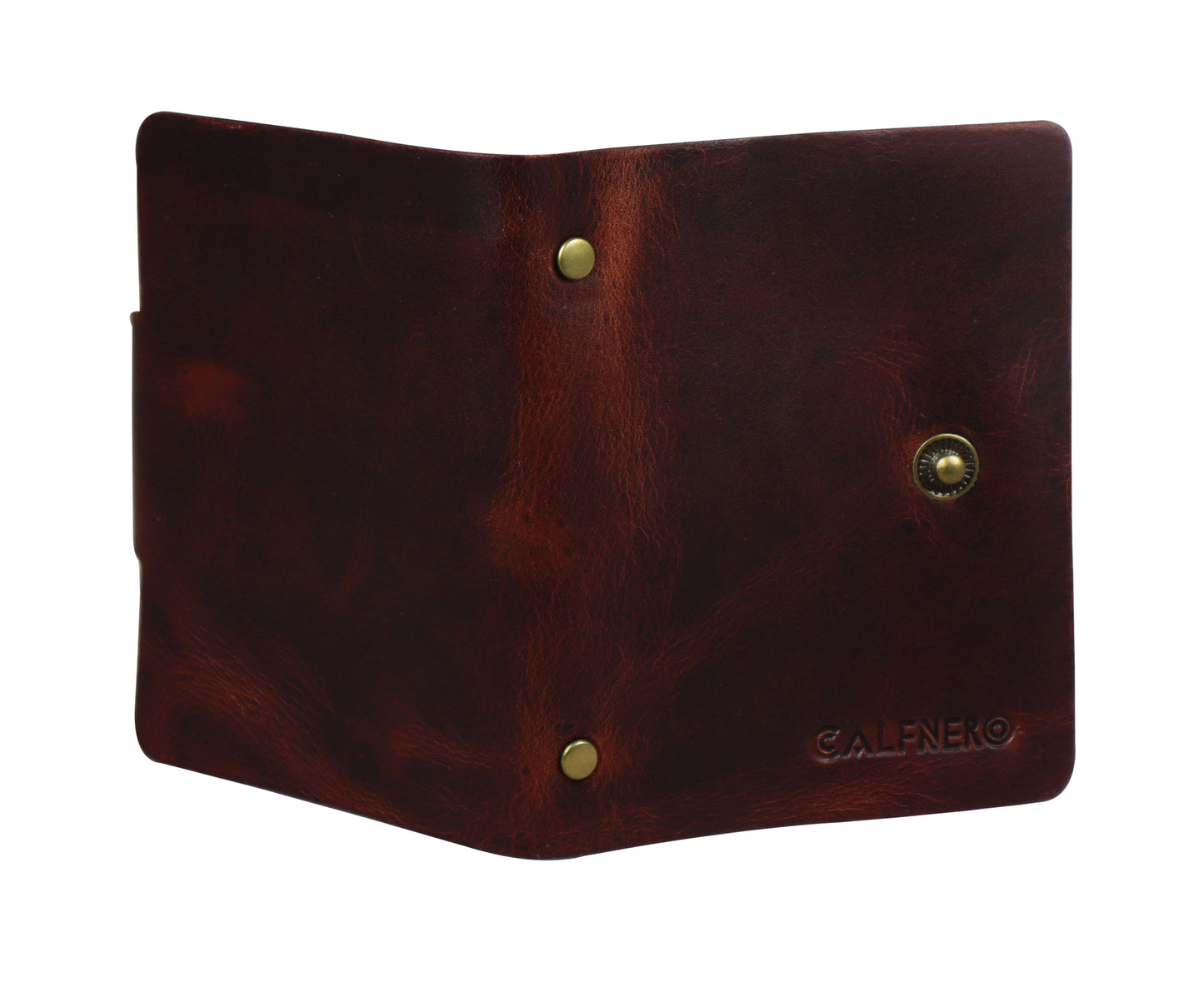 Calfnero Genuine Leather Card Case (70815-Dark-Brown)