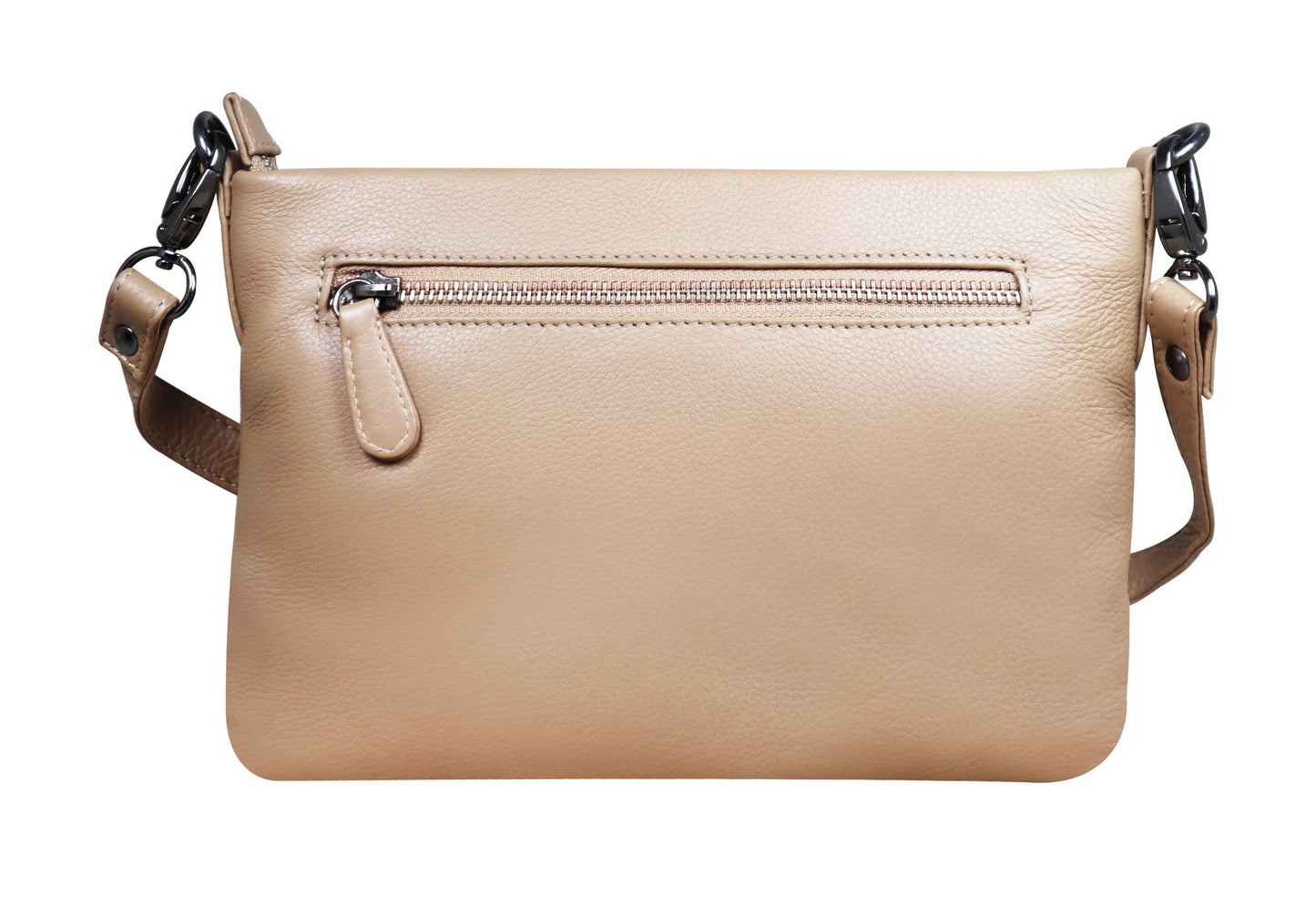 Calfnero Genuine Leather Women's Sling Bag (71002-beige)