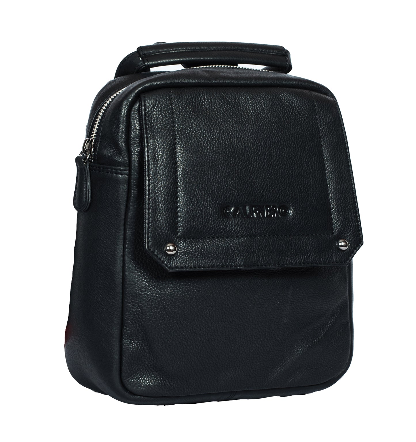 Calfnero Genuine Leather Women's Backpack (71084-BLACK)