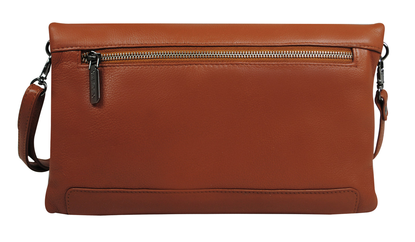 Calfnero Genuine Leather Women's Sling Bag (71176-Camel)