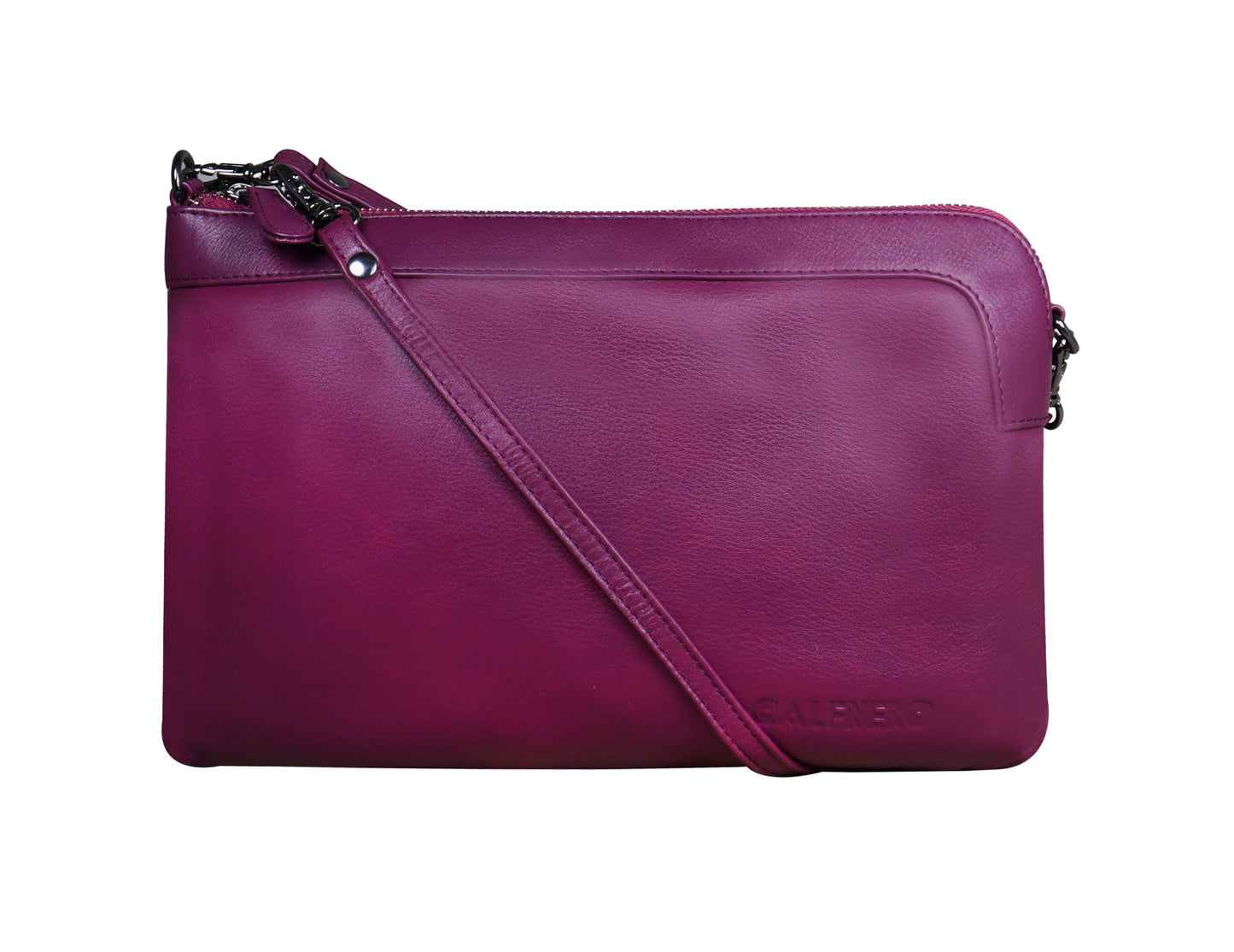 Calfnero Genuine Leather Women's Sling Bag (712660-Brinjal)