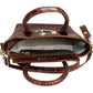 Calfnero Women's Genuine Leather Hand Bag (71330-Cognac)