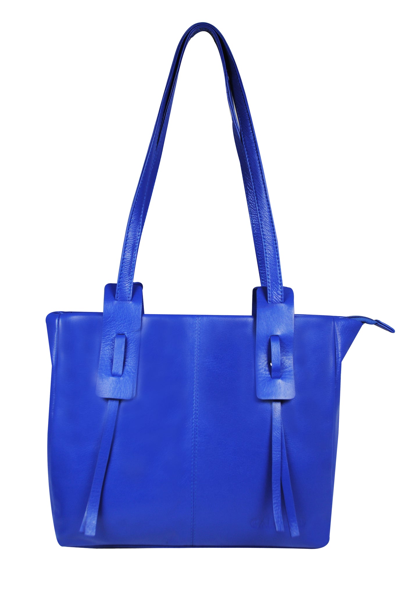 Calfnero Women's Genuine Leather Shoulder Bag (713357-R-Blue)