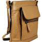 Calfnero Genuine Leather Women's Sling Bag (713680-Beige)