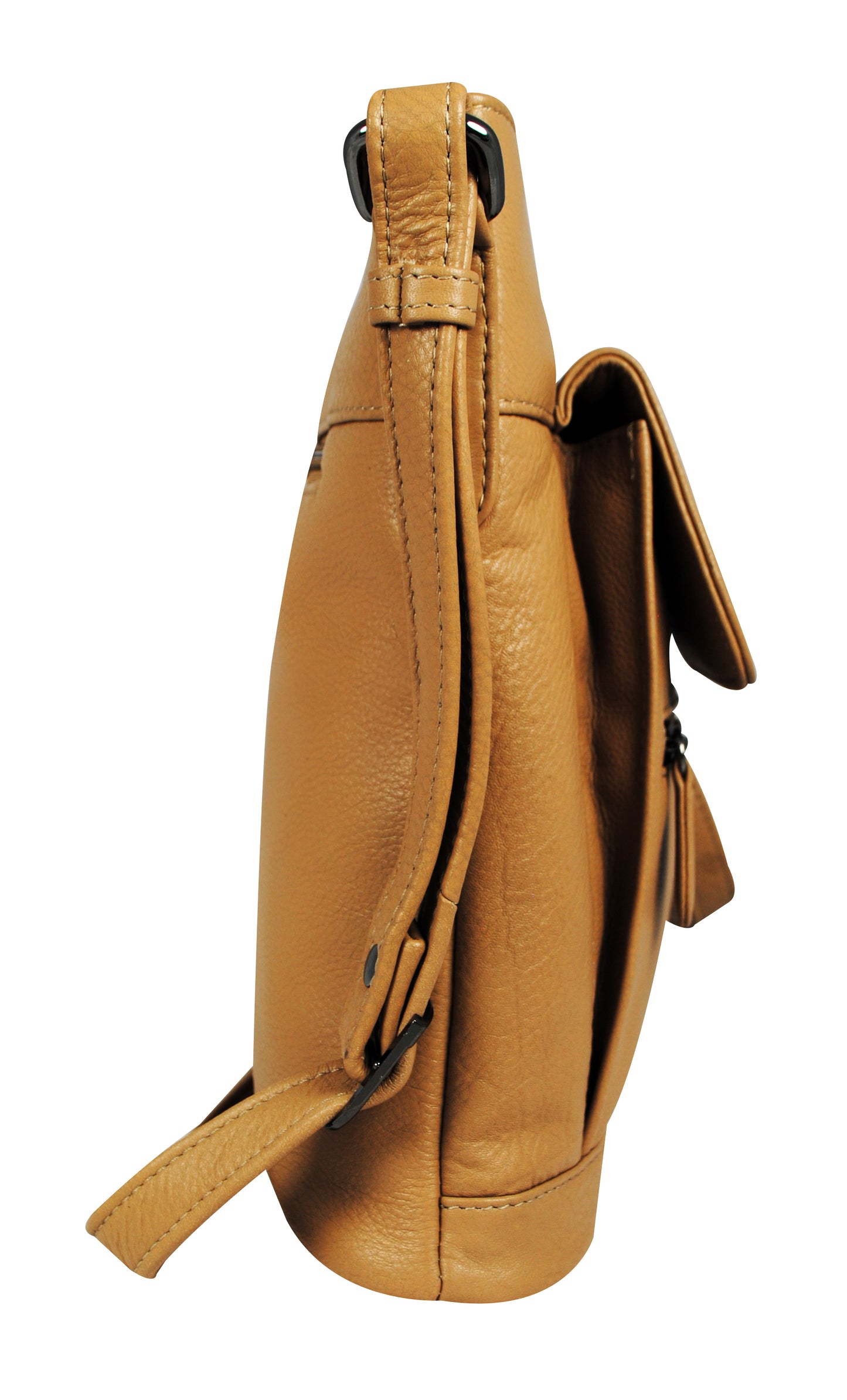 Calfnero Genuine Leather Women's Sling Bag (713680-Beige)