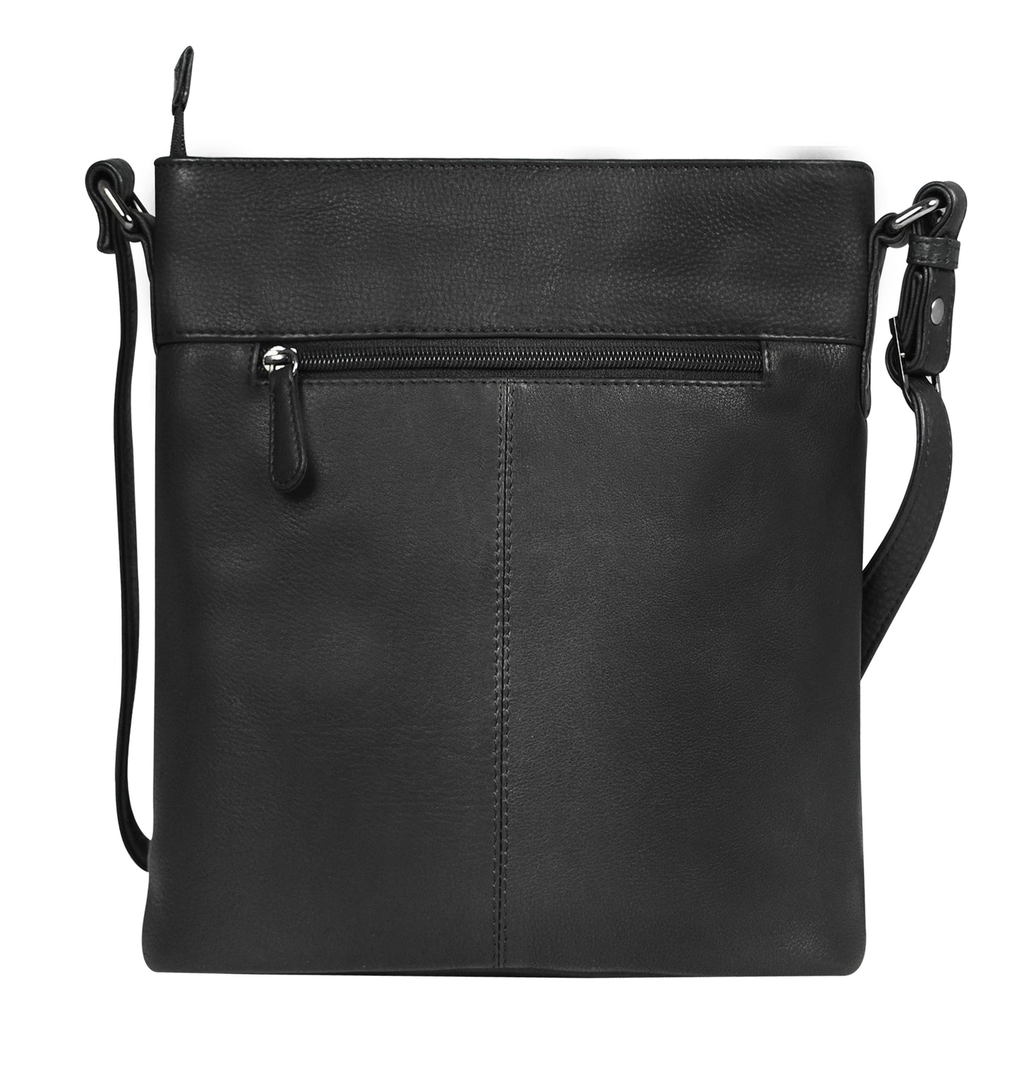 Calfnero Genuine Leather Women's Sling Bag (713680-Black)