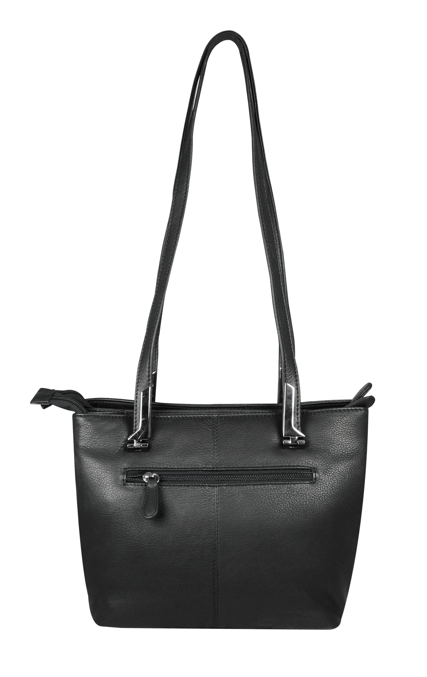 Calfnero Women's Genuine Leather Shoulder Bag (713929-Black)