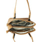 Calfnero Women's Genuine Leather Shoulder Bag (713929-Beige)