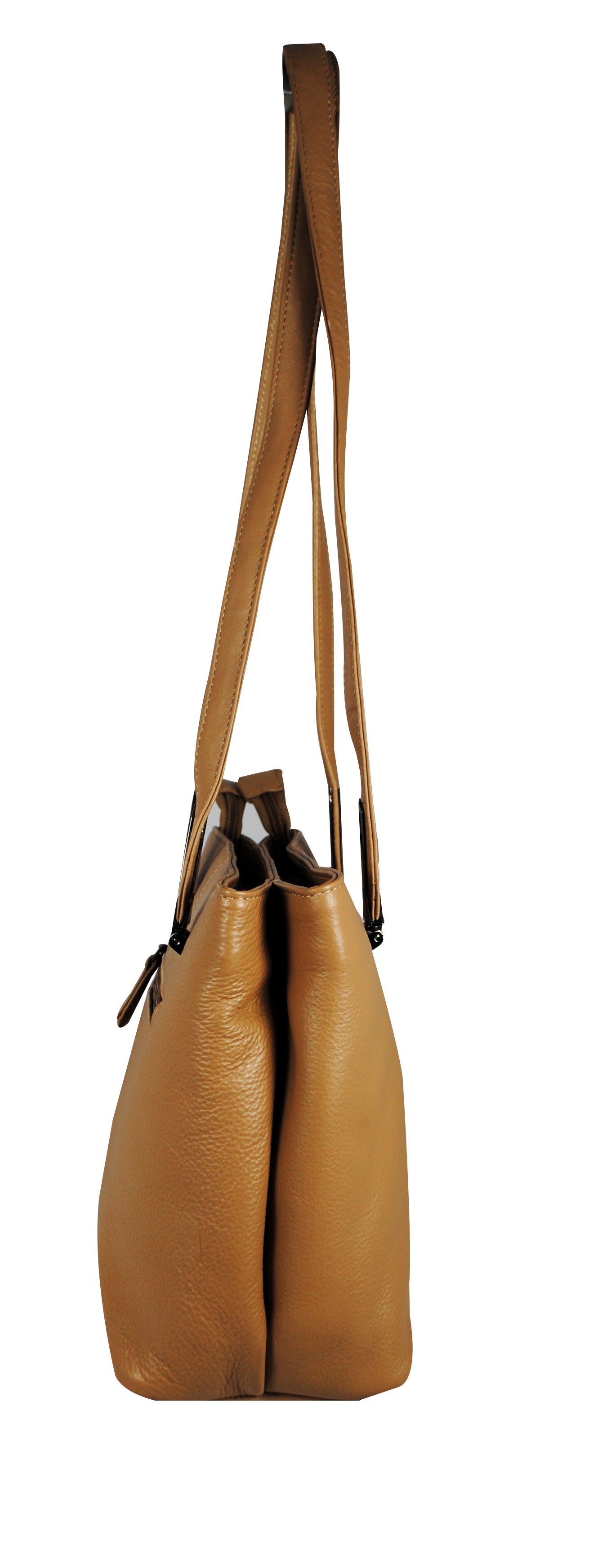Calfnero Women's Genuine Leather Shoulder Bag (713929-Beige)