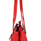 Calfnero Women's Genuine Leather Shoulder Bag (713929-Red)