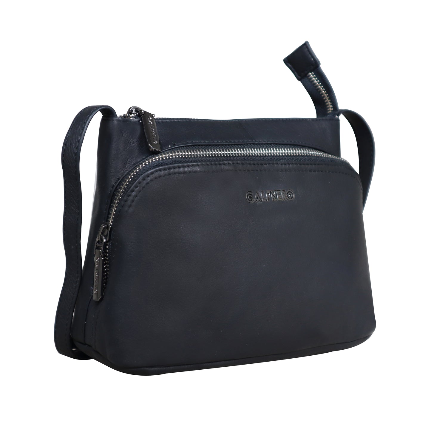 Calfnero Genuine Leather Women's Sling Bag (713935-Black)