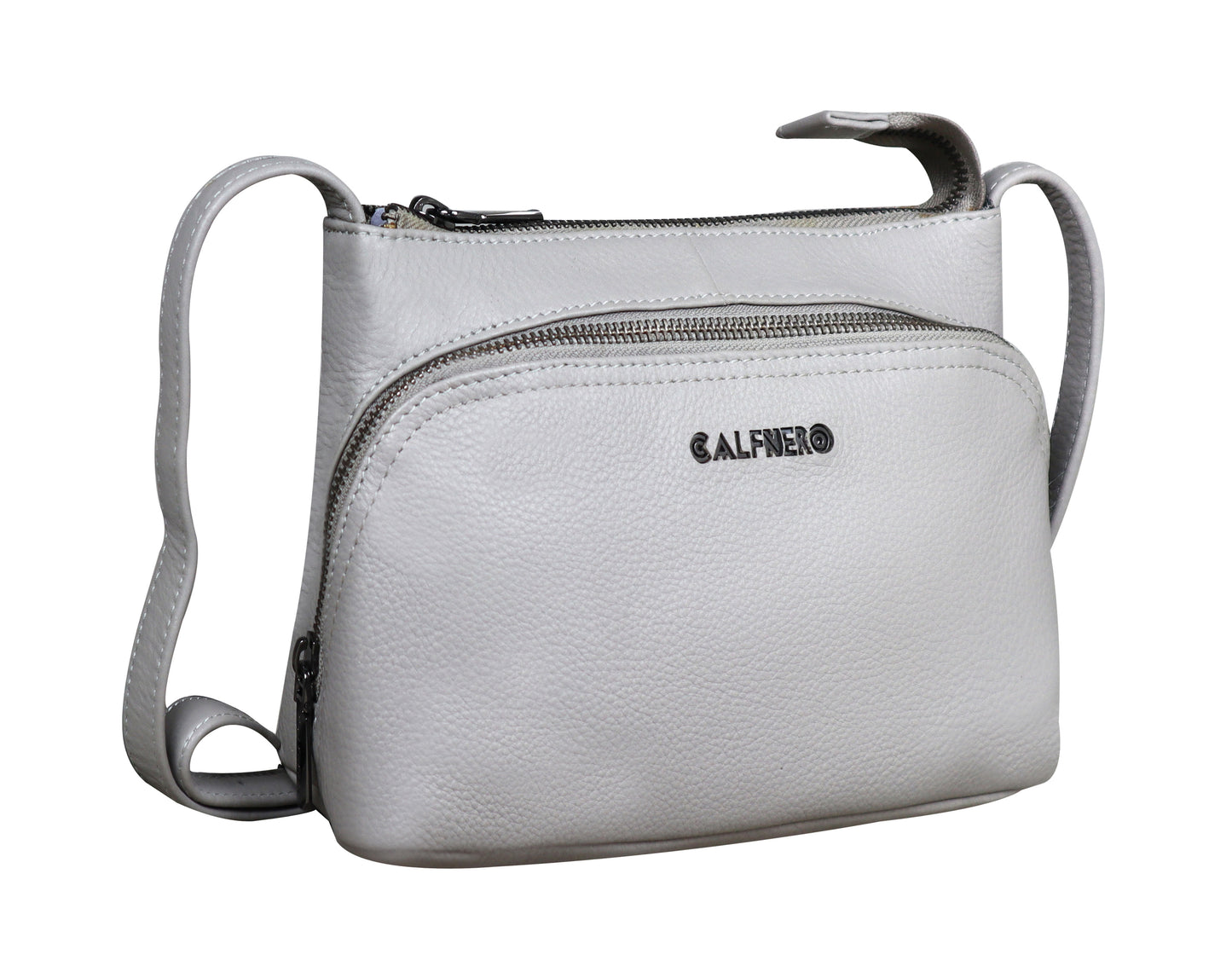 Calfnero Genuine Leather Women's Sling Bag (713935-Grey)