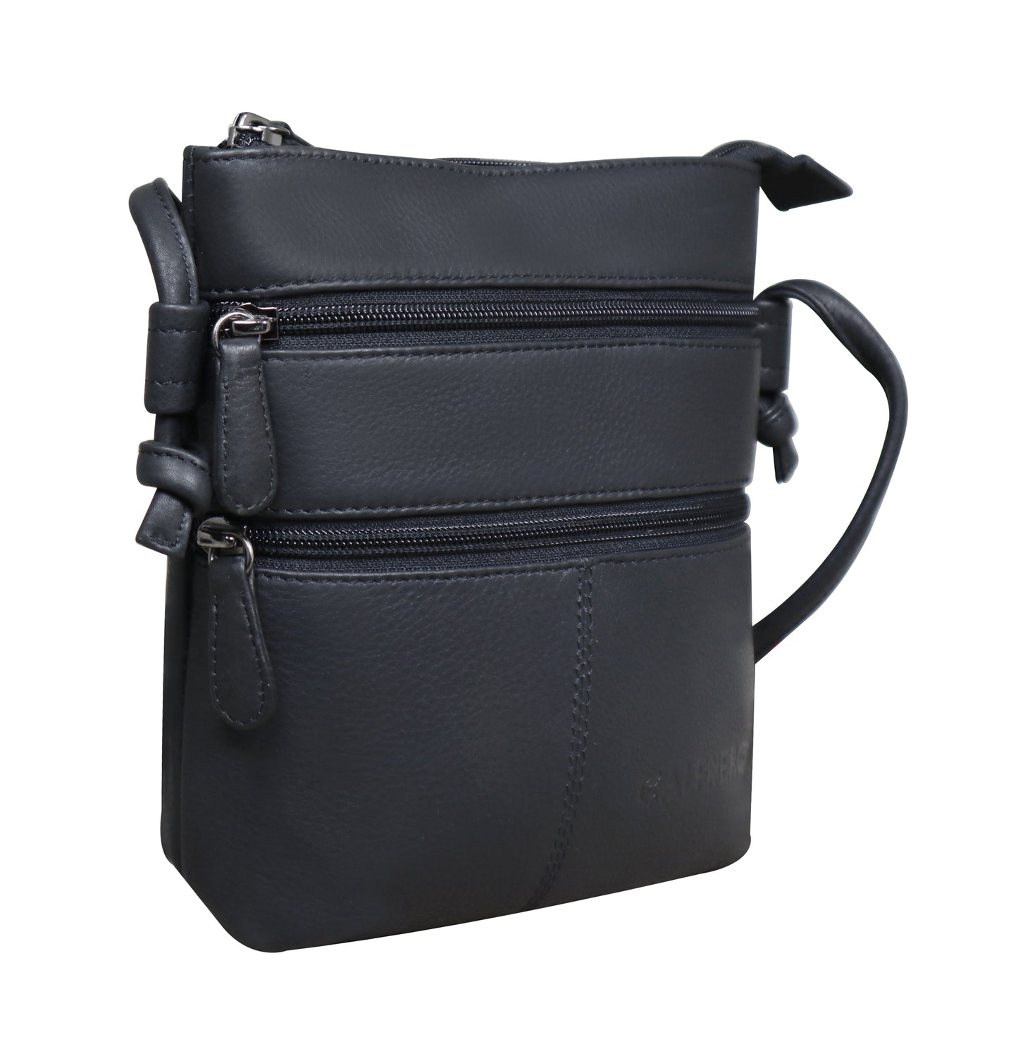 Calfnero Genuine Leather Women's Sling Bag (713984-Black)