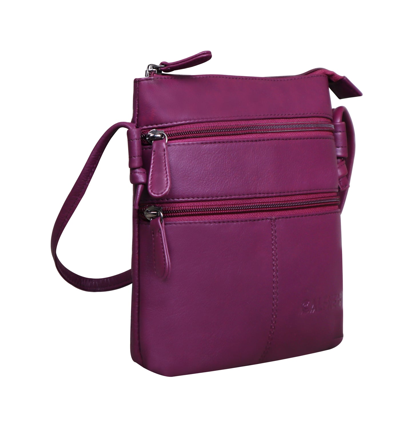 Calfnero Genuine Leather Women's Sling Bag (713984-Brinjal)