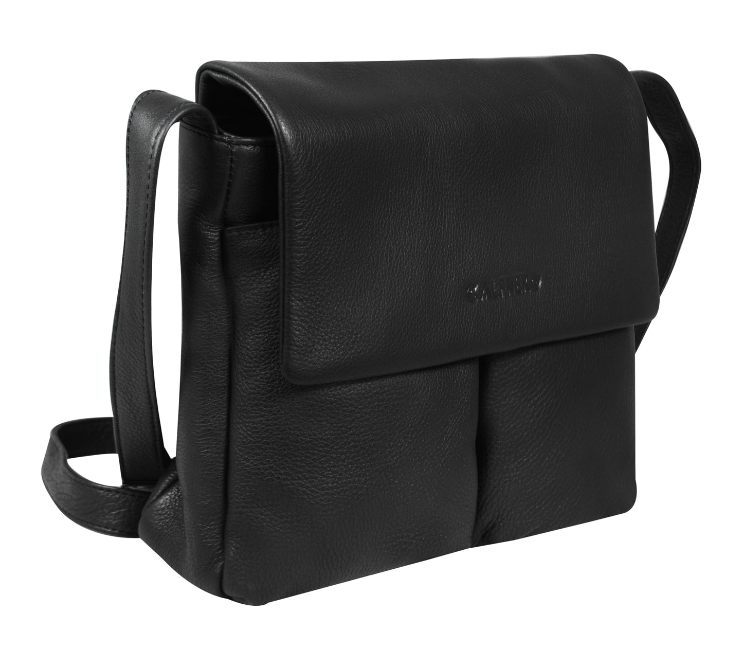 Calfnero Genuine Leather Women's Sling Bag (7189-Black)