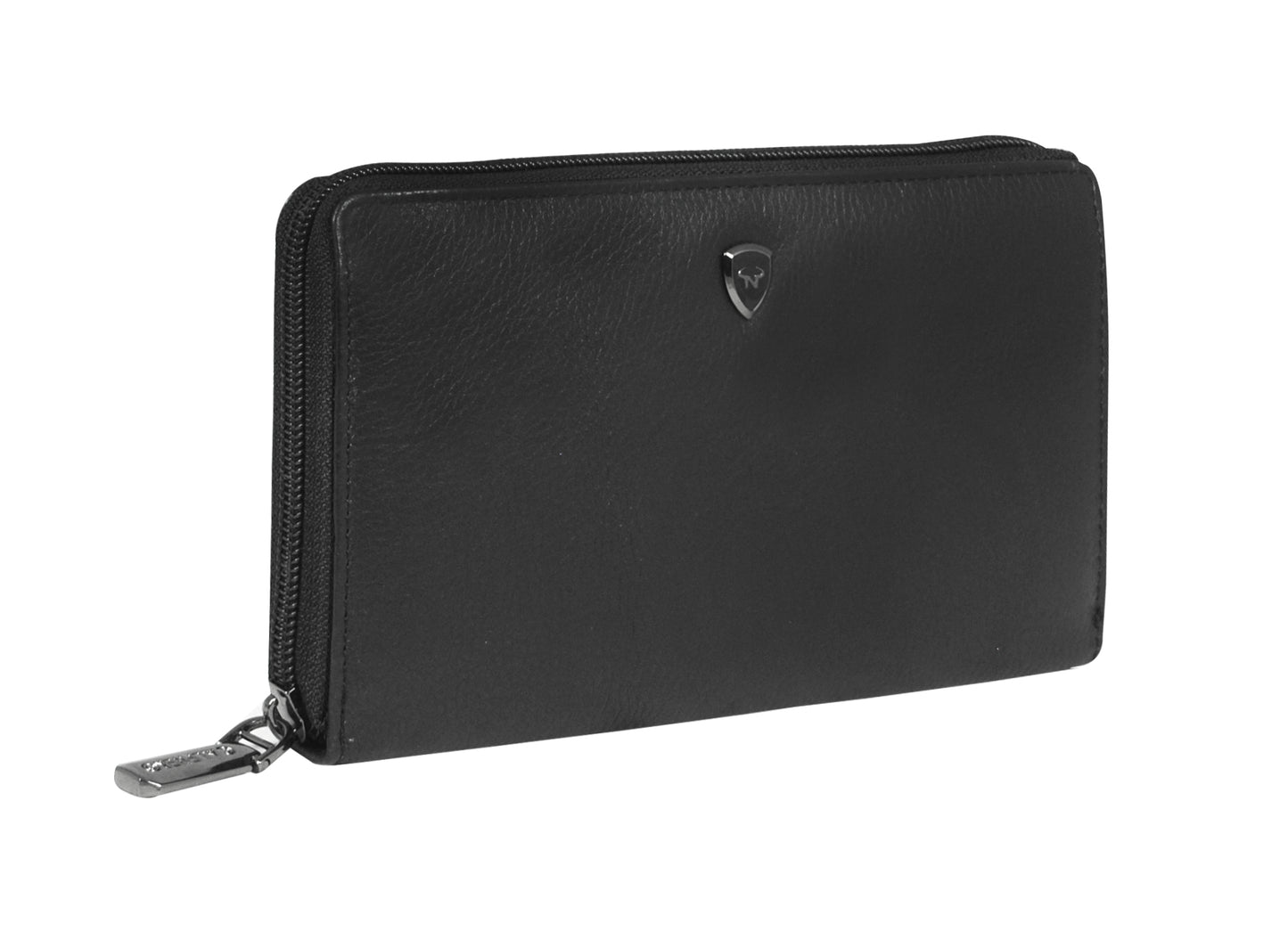Calfnero Genuine Leather Women's Wallet (72658-Black)