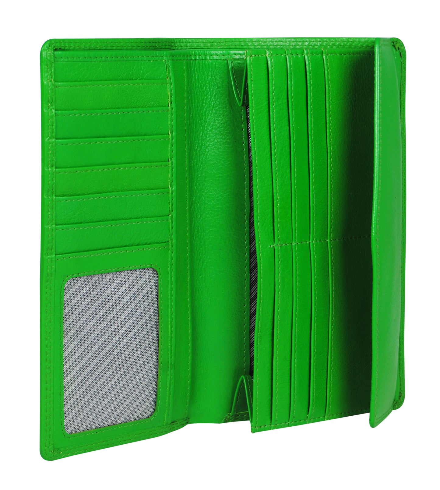 Calfnero Genuine Leather Women's Wallet (740600-Green)