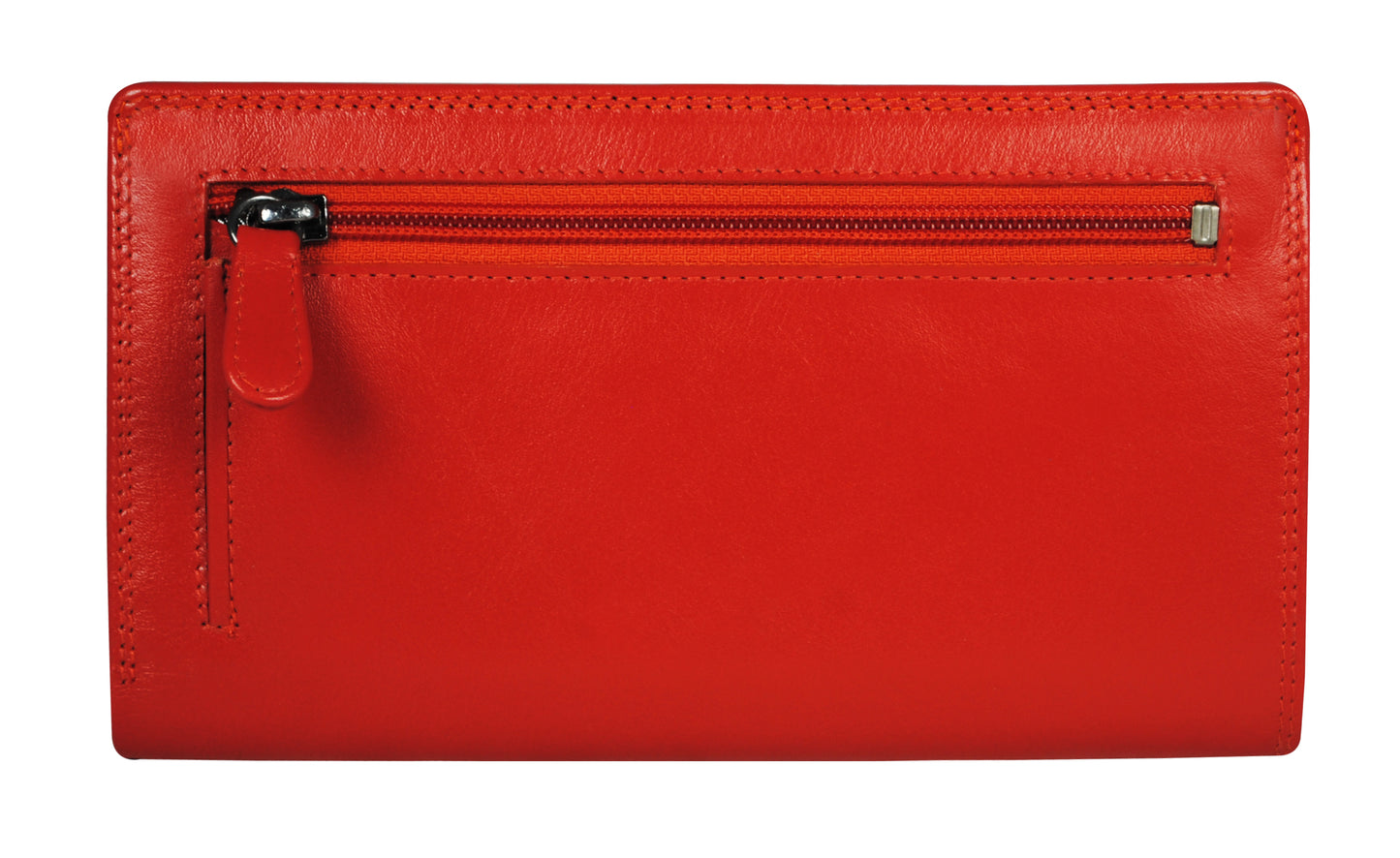 Calfnero Genuine Leather Women's Wallet (740600-Orange)