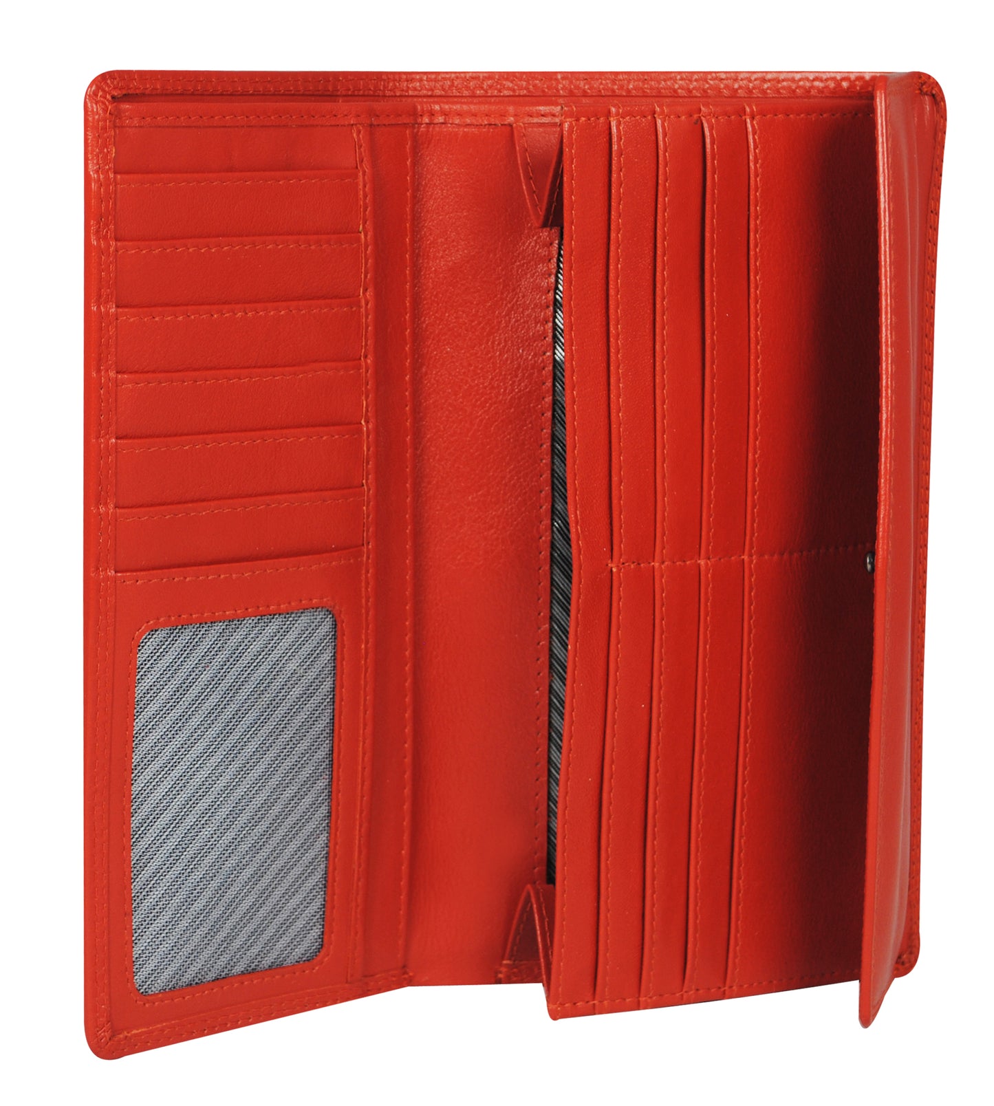 Calfnero Genuine Leather Women's Wallet (740600-Orange)