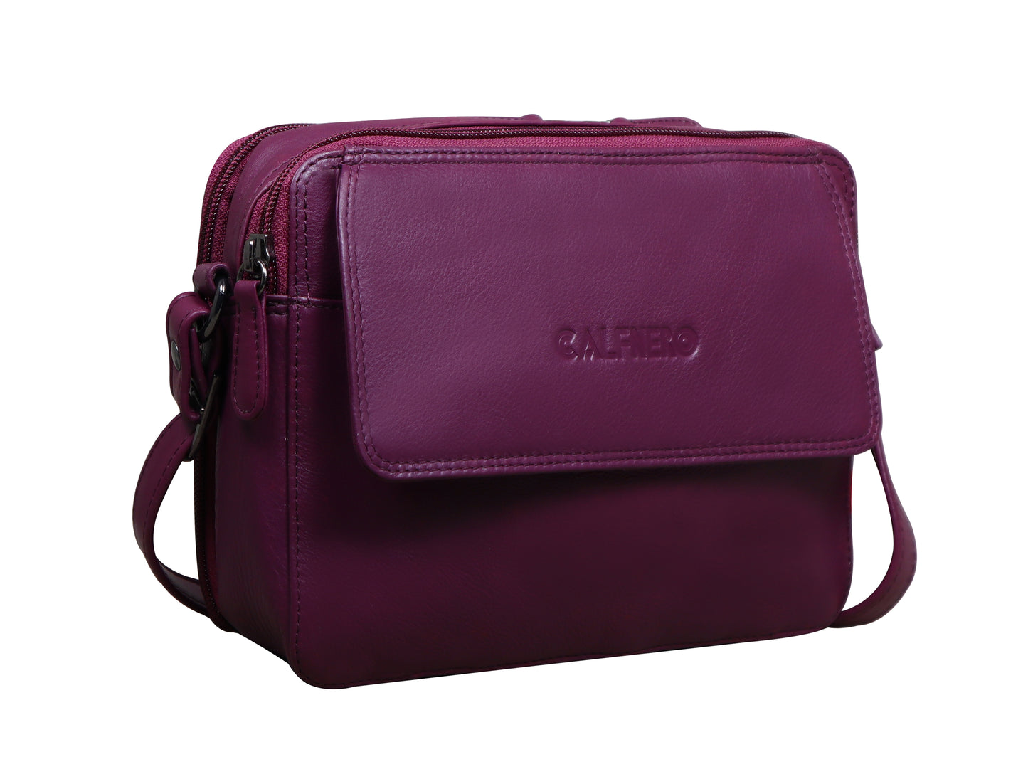 Calfnero Genuine Leather Women's Sling Bag (80056-Brodo)