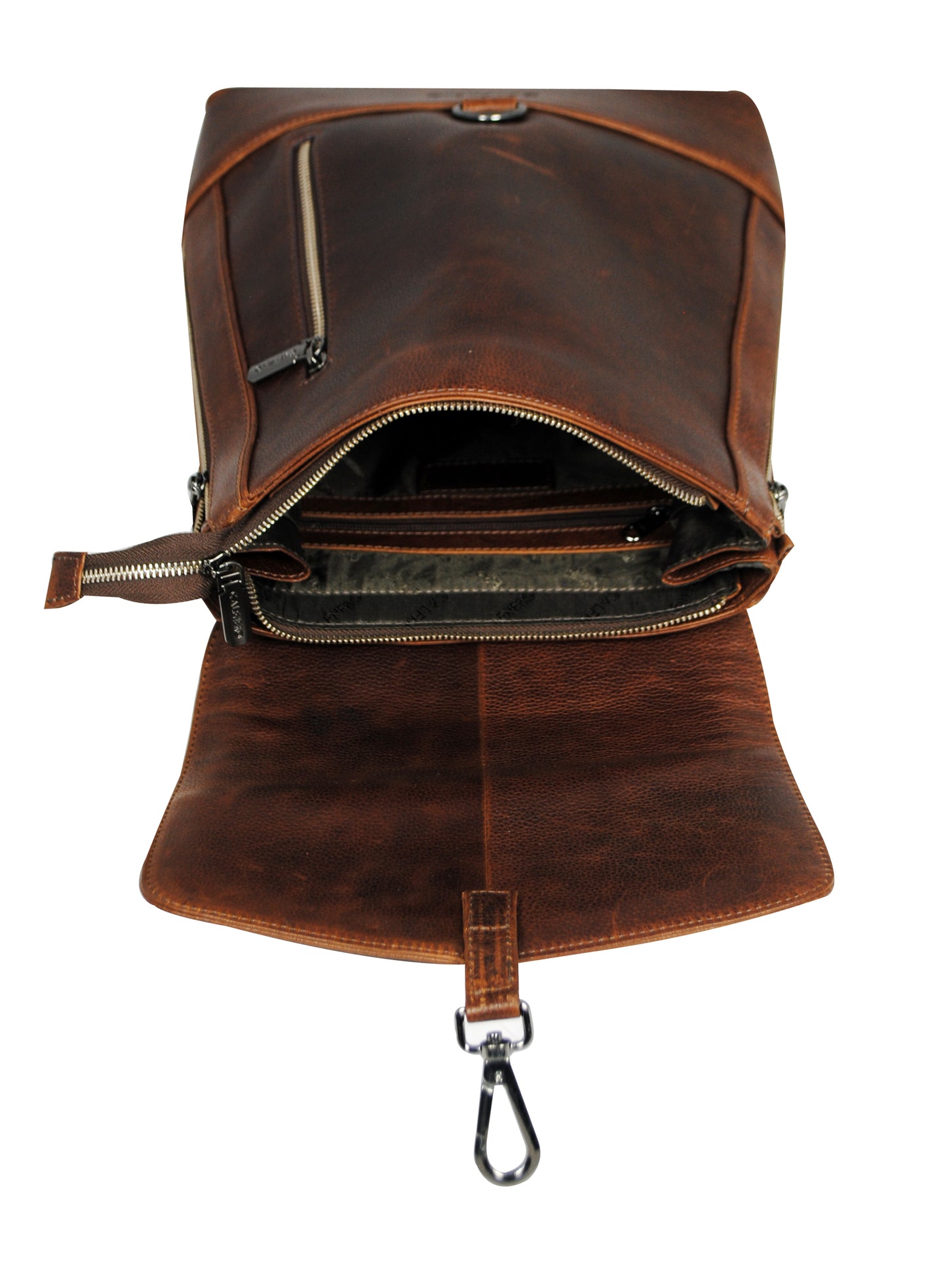 Calfnero Genuine Leather Women's Backpack (931-Brown)