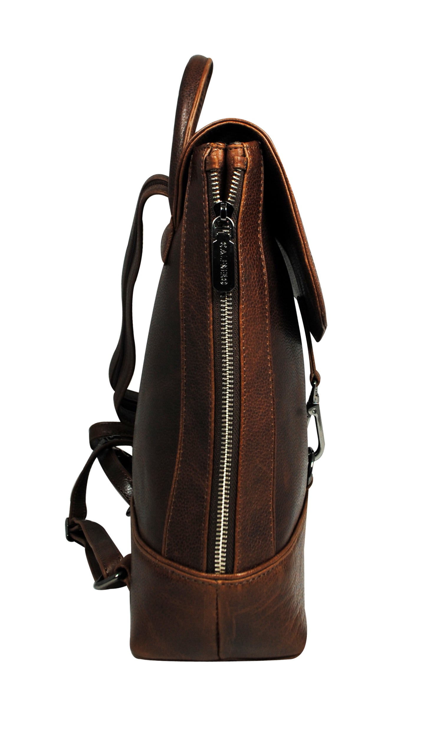 Calfnero Genuine Leather Women's Backpack (931-Brown)