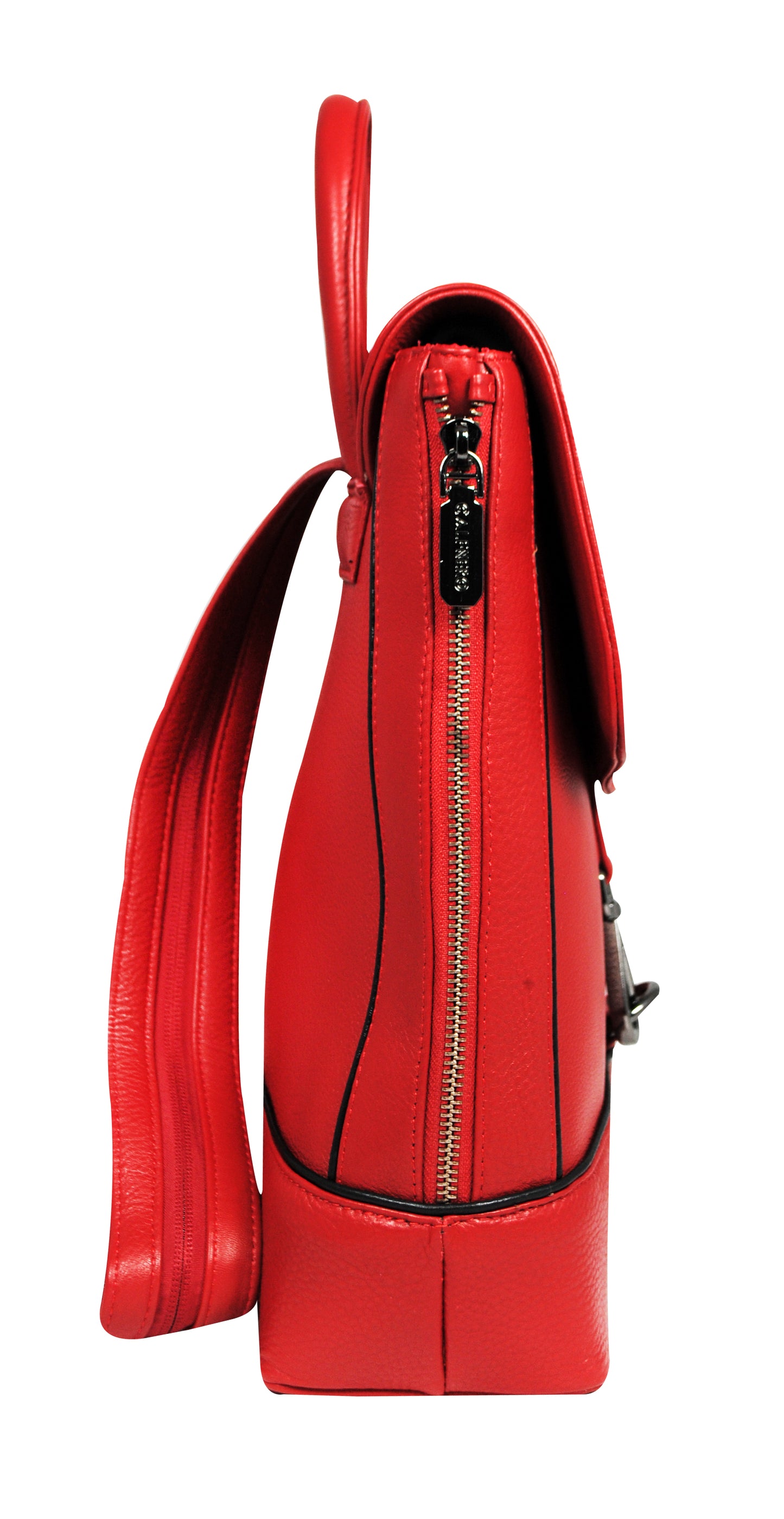 Calfnero Genuine Leather Women's Backpack (931-Red)