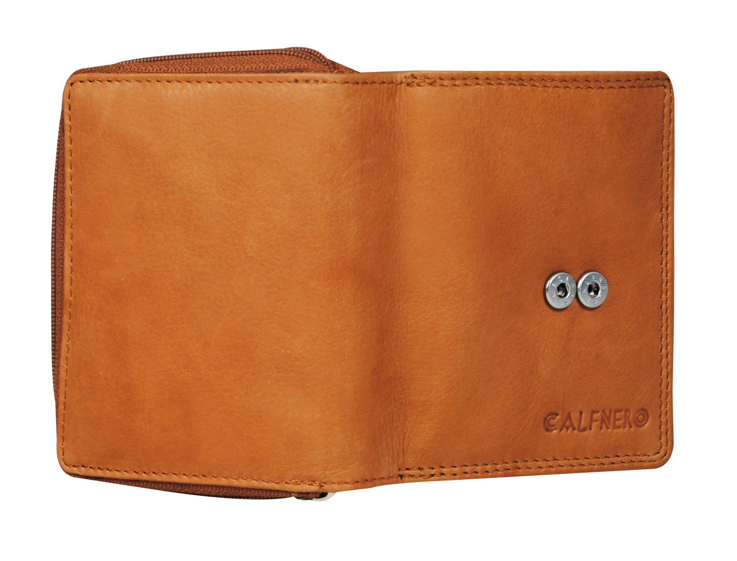 Calfnero Genuine Leather Women's Wallet (AK-81-CAMEL)