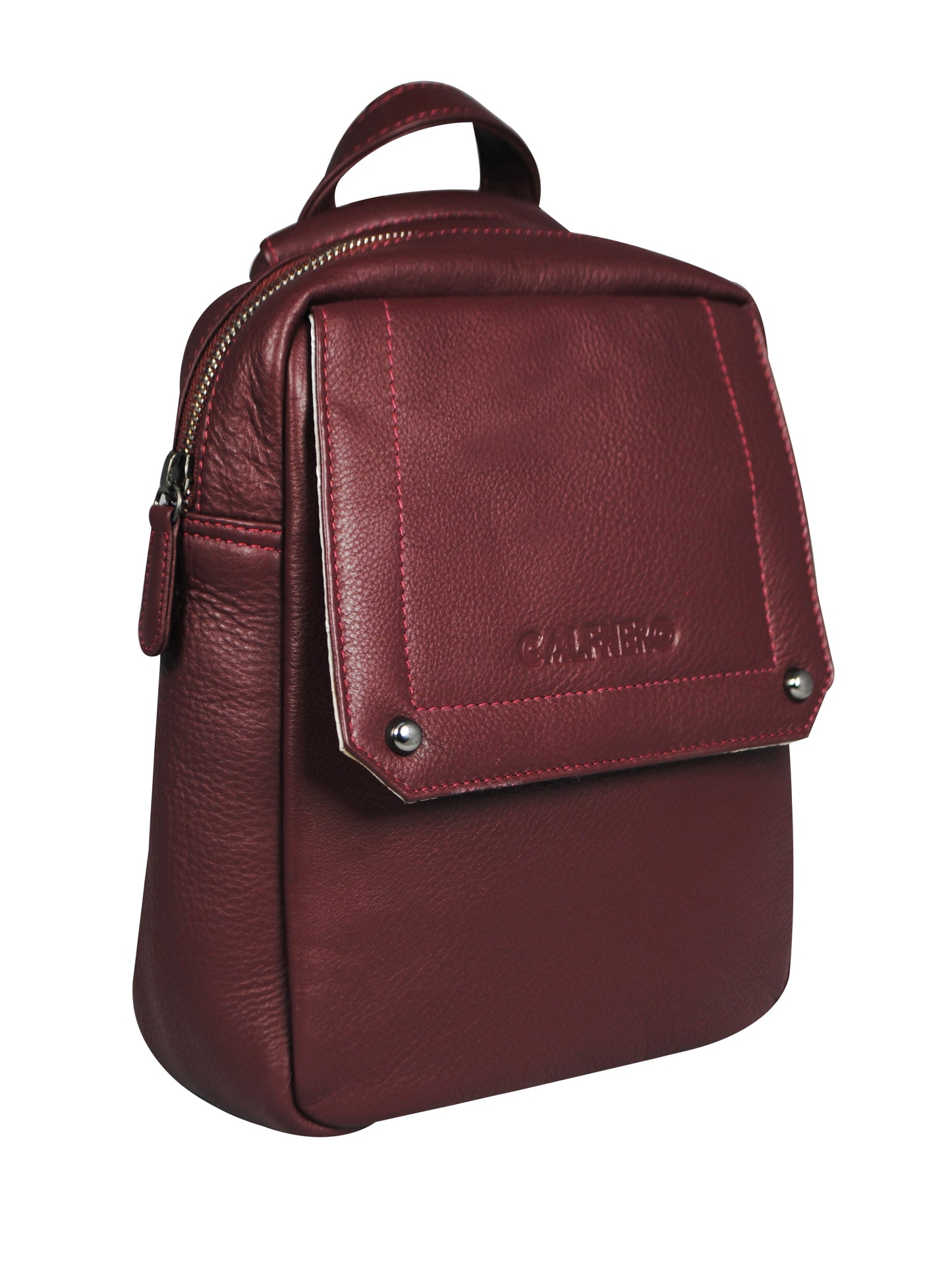 Calfnero Genuine Leather Women's Backpack (71084-Brodo)