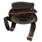 Calfnero Genuine Leather Men's Cross Body Bag (B-402555-Brown)