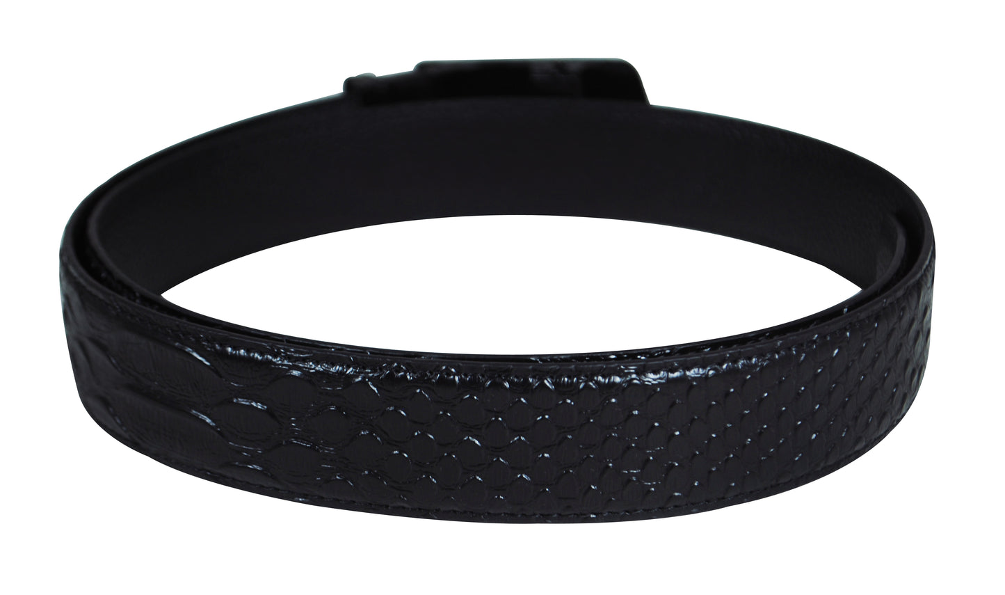 Calfnero Genuine Leather Men's Belt (CB-02-Black)