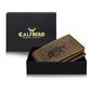 Calfnero Genuine Leather  Men's Wallet (CF-204-Hunter)