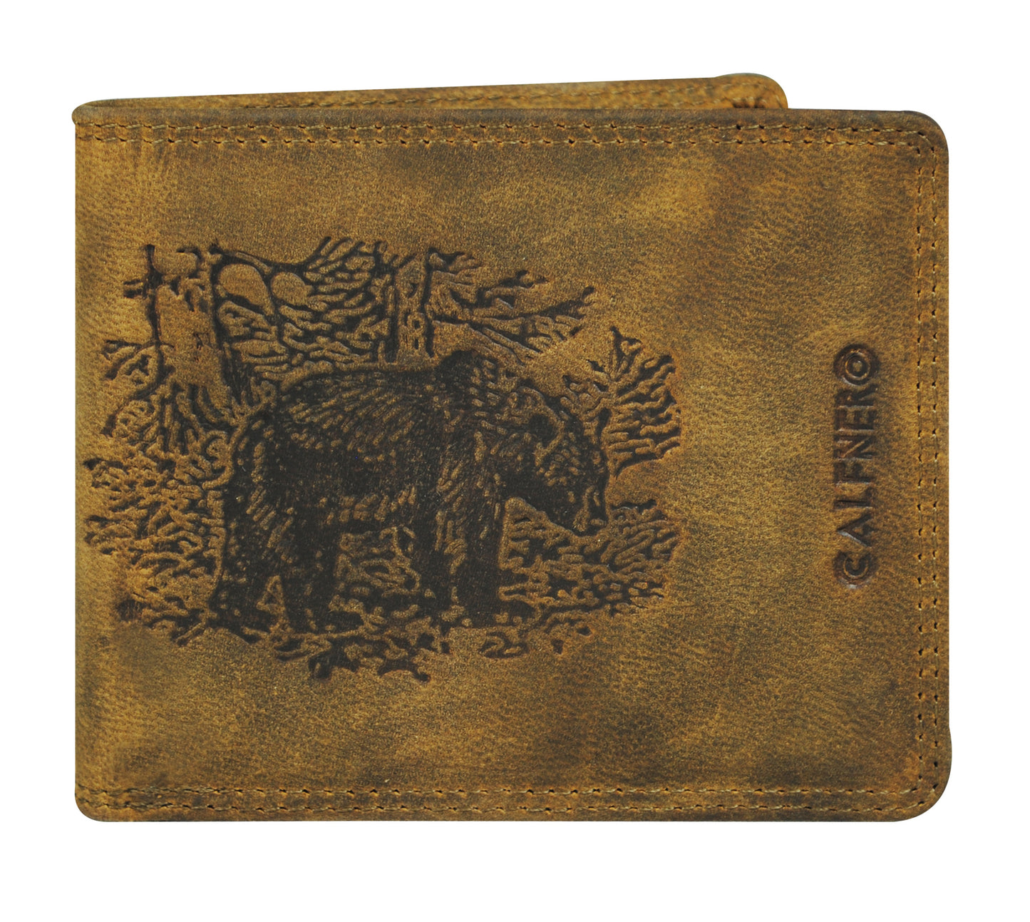 Calfnero Genuine Leather Men's Wallet (CF-204-Hunter)