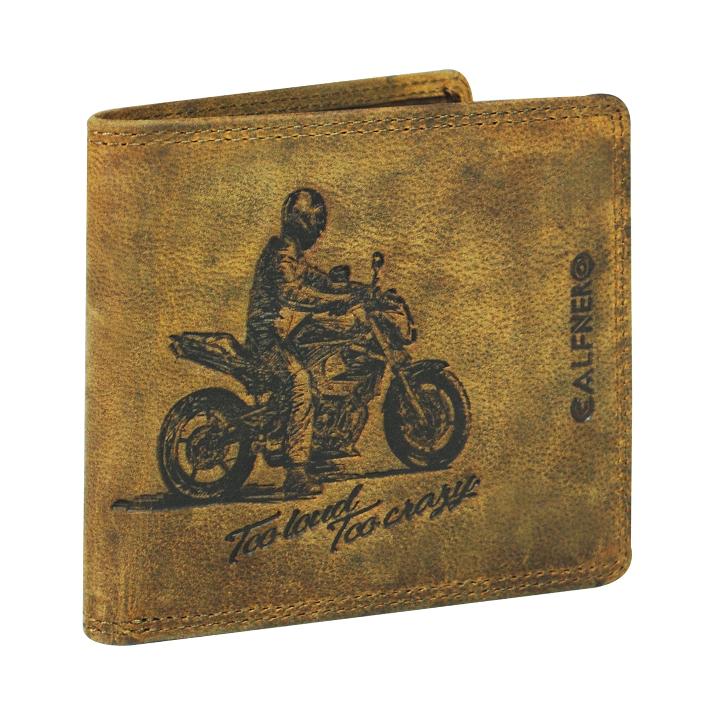 Calfnero Genuine Leather Men's Wallet (CF-205-Hunter)